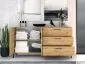 Komoda NIKOLA 3S2D dąb artisan z szufladami i szafką I sklep meblowy MIRAT. styl LOFT