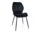 Krzesło JAKE VELVET czarne I sklep meblowy MIRAT. styl GLAMOUR