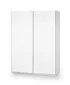 Szafa przesuwna LIMA S1 153cm biały połysk z szufladami I sklep meblowy MIRAT. styl SKANDYNAWSKI kolekcja LIMA