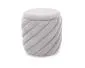 Pufa PELARO ze schowkiem jasnoszara I sklep meblowy MIRAT. styl KLASYCZNY