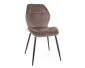 Krzesło RICK VELVET cappuccino I sklep meblowy MIRAT. styl GLAMOUR