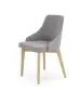 Krzesło tapicerowane TOLEDO szare/dąb sonoma nowoczesne I sklep meblowy MIRAT. styl KLASYCZNY