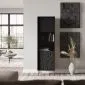 Witryna BULLET W-1 czarna I sklep meblowy MIRAT.  kolekcja BULLET