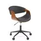 Fotel biurowy BILBO czarny/orzech ze sklejki I sklep meblowy MIRAT.