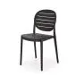 Krzesło K529 czarne z tworzywa PVC ogrodowe I sklep meblowy MIRAT.