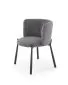 Krzesło tapicerowane K531 VELVET szare w stylu loftowym I sklep meblowy MIRAT. styl LOFT
