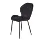 Krzesło tapicerowane K538 VELVET czarne loftowe I sklep meblowy MIRAT. styl GLAMOUR, LOFT