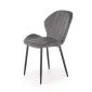 Krzesło tapicerowane K538 VELVET szare do jadalni I sklep meblowy MIRAT. styl GLAMOUR, LOFT