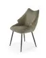 Krzesło tapicerowane K543 oliwkowe w stylu loftowym I sklep meblowy MIRAT. styl LOFT