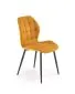 Krzesło tapicerowane K548 musztardowe do jadalni I sklep meblowy MIRAT. styl LOFT