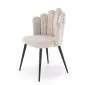 Krzesło tapicerowane K552 beżowe glamour I sklep meblowy MIRAT. styl GLAMOUR