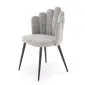 Krzesło tapicerowane K552 szare muszelka I sklep meblowy MIRAT. styl GLAMOUR