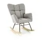 Fotel bujany VASCO szary wypoczynkowy I sklep meblowy MIRAT.