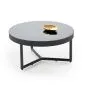 Stolik kawowy COSMO S 60x60cm czarny loftowy I sklep meblowy MIRAT. styl LOFT, RYFLOWANY
