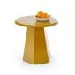 Nowoczesny stolik kawowy LOCA 50x50cm musztardowy I sklep meblowy MIRAT.