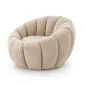 Fotel GASPAR 2 beżowy okrągły I sklep meblowy MIRAT.