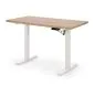 Biurko do pracy B54 120x60cm dąb artisan/białe z regulacją wysokości I sklep meblowy MIRAT.