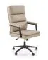 Fotel biurowy ADRIANO 2 beżowy skórzany I sklep meblowy MIRAT.
