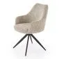 Krzesło tapicerowane K564 beżowe obracane do salonu I sklep meblowy MIRAT.