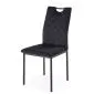 Krzesło tapicerowane K577 VELVET czarne welurowe  I sklep meblowy MIRAT. styl LOFT