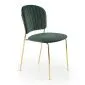 Krzesło tapicerowane K499 VELVET zielone I sklep meblowy MIRAT. styl GLAMOUR