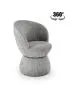 Krzesło tapicerowane K581 szare obracane 360° I sklep meblowy MIRAT.
