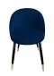 Krzesło TANEW VELVET GOLD granatowe w stylu glamour | MIRAT. styl GLAMOUR