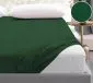 Prześcieradło frotte z gumką Bielbaw 160x200 butelkowa zieleń eleganckie | MIRAT.