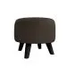 Pufa POLA MG05 brązowa/czarna niska I sklep meblowy MIRAT. styl LOFT