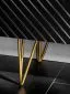 Komoda PYRAMID czarny mat/złota z szafkami I sklep meblowy MIRAT. styl GLAMOUR