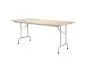 Stół RICO 4 200x80 buk/alu ze składaną podstawą | MIRAT.