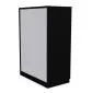 Komoda biurowa EASY SPACE CABINET H-D2 3-OH 80cm czarna zamykana I sklep meblowy MIRAT.