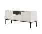 Szafka RTV stojąca AUSTIN 135 biała/czarna I sklep meblowy MIRAT. styl GLAMOUR kolekcja AUSTIN