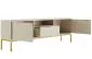 Szafka RTV AUSTIN 175 kaszmir/złota na złotych metalowych nogach I sklep meblowy MIRAT. styl GLAMOUR kolekcja AUSTIN
