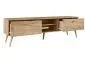 Szafka RTV LEBEL 170 dąb craft złoty na bukowych nogach I sklep meblowy MIRAT. styl SKANDYNAWSKI kolekcja LEBEL
