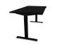 Biurko eCOMO 140x70cm czarne z regulacją biurowe I sklep meblowy MIRAT.