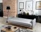 Sofa rozkładana z funkcją spania SELENE VELVET zielona w stylu glamour | MIRAT.