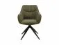 Krzesło tapicerowane SEMPRE BREGO oliwkowe obracane loftowe I sklep meblowy MIRAT. styl LOFT