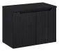 Szafka pod umywalkę NOVA BLACK 82-80-2D 80cm czarna ryflowana I sklep meblowy MIRAT. styl RYFLOWANY