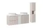 Szafka pod umywalkę NOVA CASHMERE 82-60-2D 60cm kaszmirowa wisząca I sklep meblowy MIRAT. styl RYFLOWANY