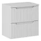 Szafka pod umywalkę NOVA WHITE 82-60-2S 60cm biała ryflowana I sklep meblowy MIRAT. styl RYFLOWANY