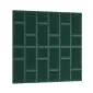 Zestaw 24 ściennych paneli tapicerowanych SQUARE 180x180 zielony I sklep meblowy MIRAT.