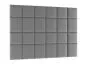 Zestaw 24 miękkich paneli tapicerowanych SQUARE 240x180 szary I sklep meblowy MIRAT.