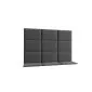 Zestaw 12 paneli tapicerowanych SQUARE 180x120 ciemnoszary do sypialni I sklep meblowy MIRAT.