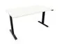 Biurko eCOMO 140x70cm białe z regulacją wysokości elektryczne I sklep meblowy MIRAT.