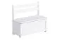 Ławka MALUCH biała ze skrzynią PINIO | MIRAT.  kolekcja MALUCH