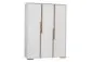 Szafa SNAP trzydrzwiowa-biały PINIO | MIRAT. styl SKANDYNAWSKI kolekcja SNAP