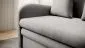 Sofa rozkładana z funkcją spania ARIO jasnoszara z poduszkami I sklep meblowy MIRAT.