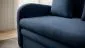 Sofa rozkładana z funkcją spania ARIO granatowa z pojemnikiem na pościel I sklep meblowy MIRAT.