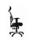 Fotel biurowy SPRINT zielony/czarny z zagłówkiem | MIRAT.